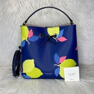 SOLD Kate Spade Eva Lemon Zest Bucket